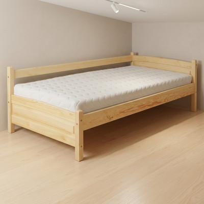 Solid wood bed pine wood bed frame 90x200 solid wood handmade new guest bed