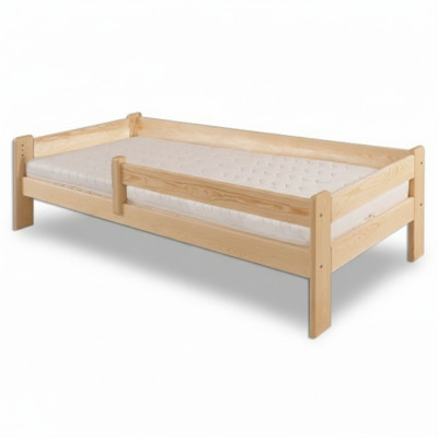Youth bed pine children's bed solid wood wooden bed 90x200 with wooden bed frame