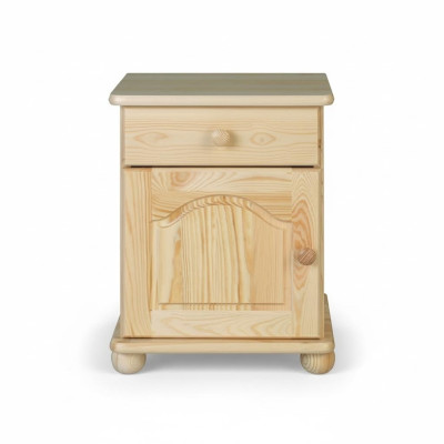 Massive wooden bedside table bedside tables tables consoles console dresser country style