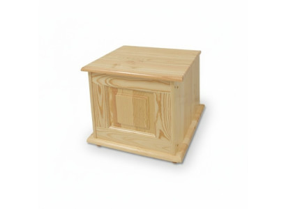 Solid Wood Box Furniture Wood Furniture Handcrafted Box Chest Real Wood 45x45cm