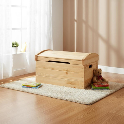 Solid Wood Box Furniture Wood Furniture Handmade Chest Real Wood 77x48cm