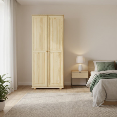 Wardrobe Massive Cabinets Wood Furniture Cabinet Country Style Bedroom