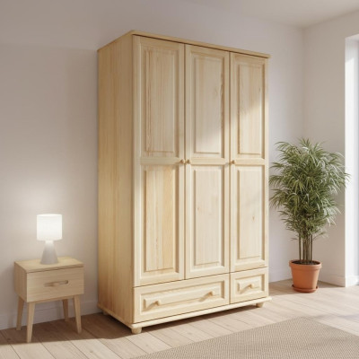 Wardrobe Bedroom Wood Genuine Handcrafted Solid Wood Wardrobe Wood Cabinets