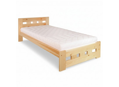 Single bed youth bed pine bed pine solid wood wooden bed 100x200 handmade