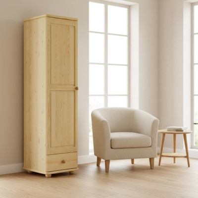Wardrobe Bedroom Wood Cabinets Pine Wardrobe Solid Furniture