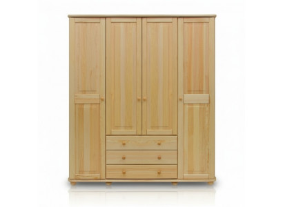 Solid wood, genuine wood wardrobe, cabinet, bedroom wardrobe, solid new