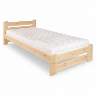 Bed single bed pine bed pine solid wood wooden bed 100x200 wooden bed frame