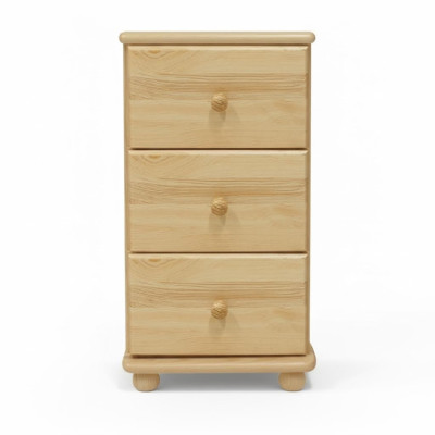 Massive nightstand bedside table chest of drawers handmade wood furniture