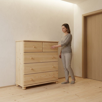 Massive Dresser Sideboard Cabinet Dressers Solid Wood Cabinets 100cm Sideboard New