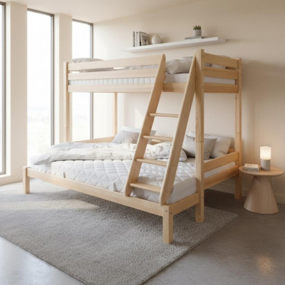 Bunk bed, solid pine, solid wood beds, children's bed, loft bed, bed, new