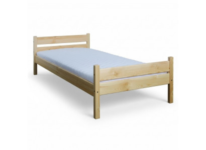 Bed single bed pine bed pine solid wood wooden bed 100x200 bed frame wood