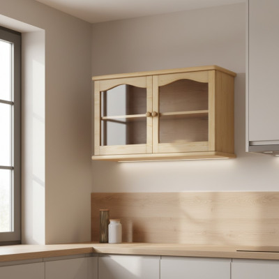 Wall cabinet, kitchen cabinet, solid wood furniture, wood furniture, handmade cabinet, sideboard