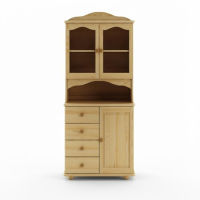Kitchen cabinet solid wood buffet cabinet sideboard handcrafted solid furniture china cabinet