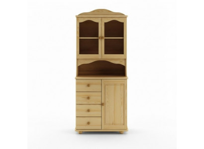 Kitchen cabinet solid wood buffet cabinet sideboard handcrafted solid furniture china cabinet