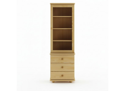 Showcase living room furniture wood display cabinets glass cabinet shelf sideboard new solid