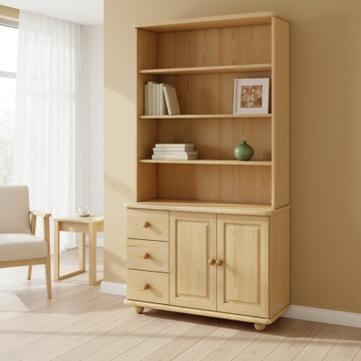 Bookshelf, book wall, wooden shelf, shelf, cabinet, wall cabinet, wood furniture, handmade.