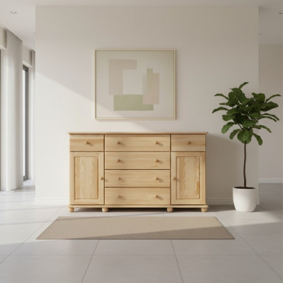 Design dresser, handcrafted wood sideboard, cabinet new, solid wood furniture new.