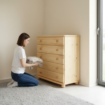 Sideboard Designer Chest of Drawers Solid Wood Furniture Dressers Solid Wood Massive Cabinet New