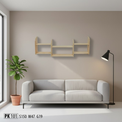Bookshelf 150 * 19 * 47 cm Solid Pine Wood Office Shelf Real Wood