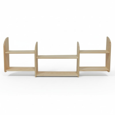 Bookshelf 150 * 19 * 47 cm Solid Pine Wood Office Shelf Real Wood