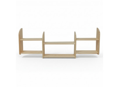 Bookshelf 150 * 19 * 47 cm Solid Pine Wood Office Shelf Real Wood