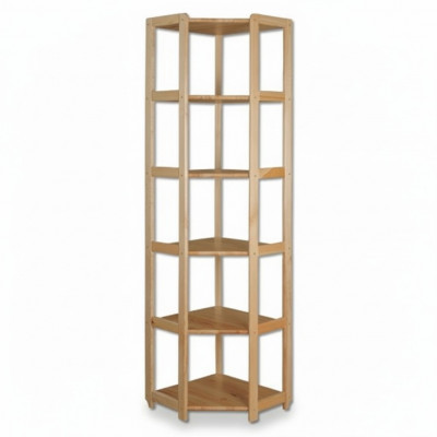 Regal bookshelf new pine solid natural handmade corner shelf office shelves new