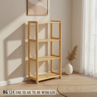 Bookshelf Standing Shelf Cabinet Storage New Wood Furniture Handmade