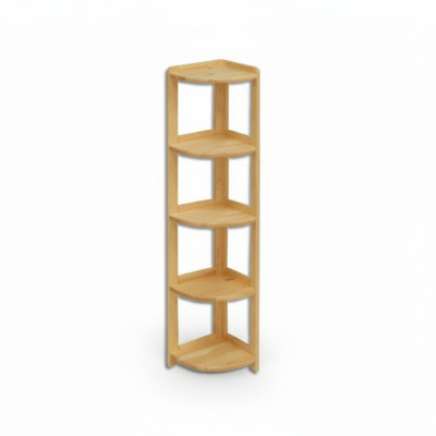 Corner shelf bookcase living room wall shelf real wood shelves corner shelves office new