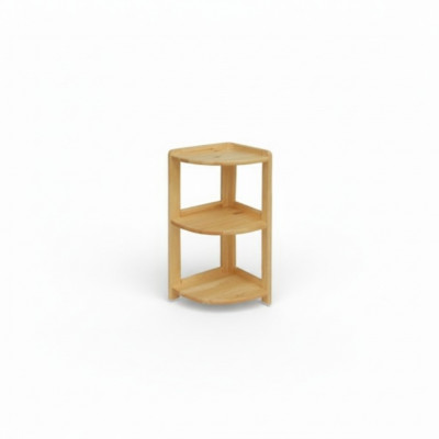 Corner shelf, solid wood shelves, storage cabinet, solid furniture, 30x30x86cm, new.