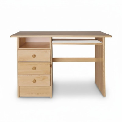 Desk Real Wood Massive Table Office Furniture Solid Desks Wooden Table