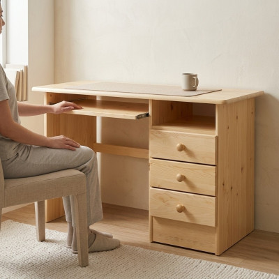 Desk Real Wood Wooden Table Solid Table Office Furniture Solid Desks