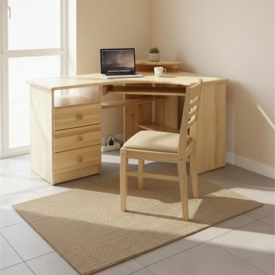 Table wood desk tables corner desk computer desk solid real wood