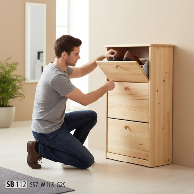 Shoe cabinet shoe dresser storage hallway chest solid wood furniture dresser