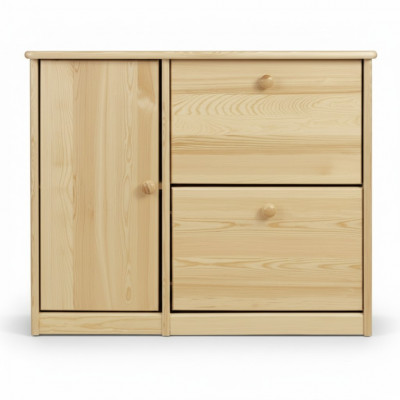 Shoe cabinet compartment dresser solid wood furniture shoe tilt-out shoe rack shelf