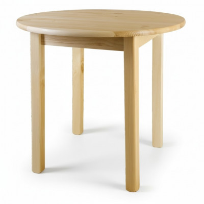 Round dining table wooden table solid pine table handcrafted round table