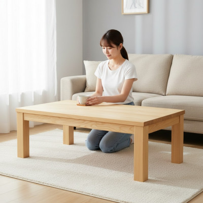 Coffee table wooden table real wood coffee tables tabletop side table table 120x60