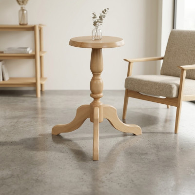 Stand for flowers Wooden stand Russian work stand made of real wood 50 cm