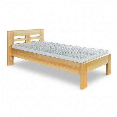 Wooden bed real wood bed beds bedroom hotel 100x200 style solid furniture