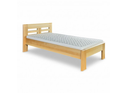 Wooden bed real wood bed beds bedroom hotel 100x200 style solid furniture