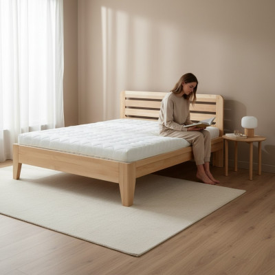 Solid wood bed 180x200 double bed solid real wood bed solid wood bed