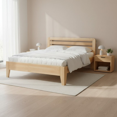 Solid wood bed 180x200 double bed solid real wood bed solid wood bed