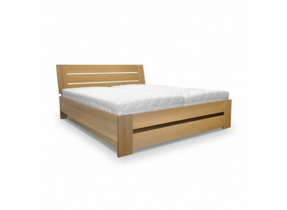 Solid wood bed genuine wood bed beds bedroom hotel country style massive furniture