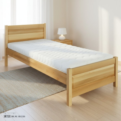 Wooden bed Genuine wood bed Beds 100x200 Style Solid furniture Bedroom Hotel