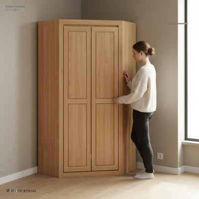 Wardrobe oak cabinet solid wood massive bedroom wardrobe cabinets new