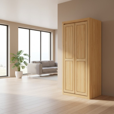 Wardrobe oak cabinet solid wood massive bedroom wardrobe cabinets new