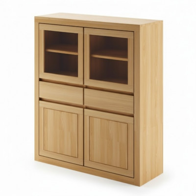 Wood Cabinet Living Room Display Cabinet Sideboard Wood Cupboards New