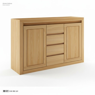 Designer chest of drawers, low board, wardrobe, shelf for living room, solid wood.