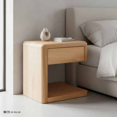 Design solid wood console nightstands genuine wood massive.