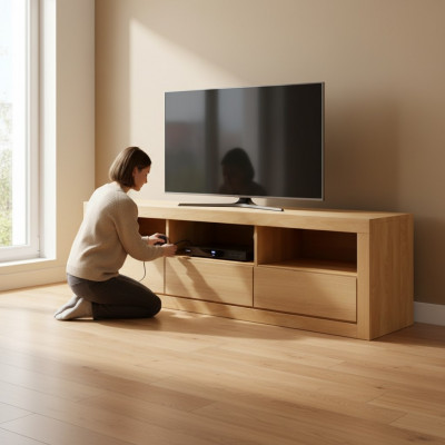 Sideboard TV lowboard RTV cabinet living room handmade solid wood cabinet wood