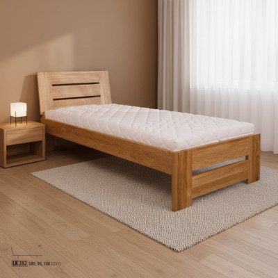 Solid wood beds wooden bed double bed 100x200 cm new solid wood bed upholstered bed new